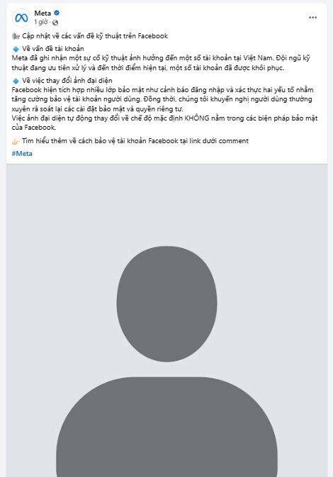 Meta chính thức lên tiếng về sự cố Facebook tại Việt Nam