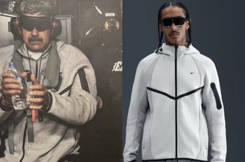 Bộ đồ nỉ xám hiệu Nike ông Maduro mặc.... cháy hàng