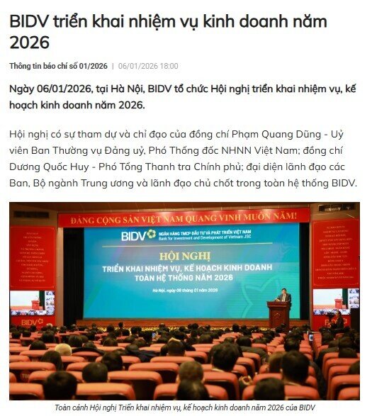 BIDV lập kỷ lục lợi nhuận năm 2025, vượt mốc 36.000 tỷ đồng
