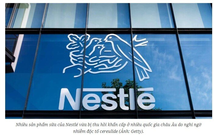 Bộ Y tế vào cuộc vụ Nestlé thu hồi sữa bột trẻ em ở châu Âu