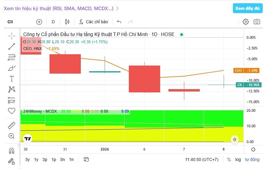 CII và CEO khiến nhà đầu tư “đau ví” dù thị trường hồi phục