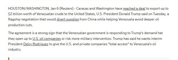 Venezuela xác nhận bán dầu thô cho Mỹ