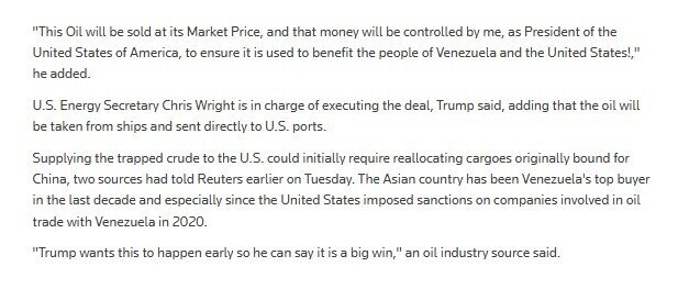 Venezuela xác nhận bán dầu thô cho Mỹ