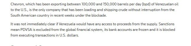 Venezuela xác nhận bán dầu thô cho Mỹ