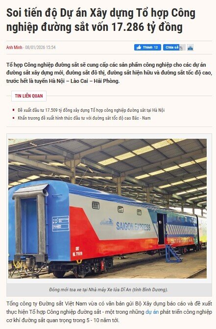 Đường sắt 275 tỷ USD: Hòa Phát, VinSpeed, THACO cùng doanh nghiệp Trung Quốc tham gia