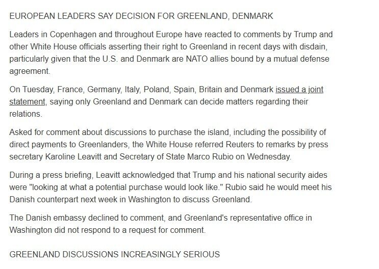 Mỹ xem xét trả tiền cho người dân Greenland để sáp nhập hòn đảo