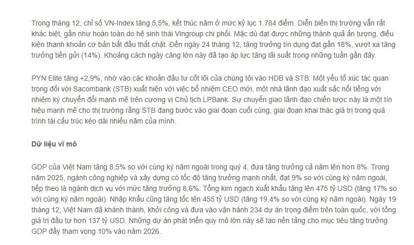 Quỹ ngoại 'hô' VnIndex lên 3.200 điểm báo hiệu suất thấp hơn thị trường, chưa có ý định mua cổ phiếu Vingroup