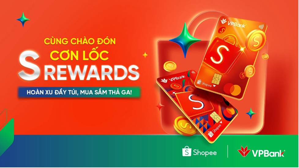Thẻ VPBank S Rewards Mastercard thu hút người dùng trẻ nhờ ưu đãi hoàn Shopee xu lên đến 12%