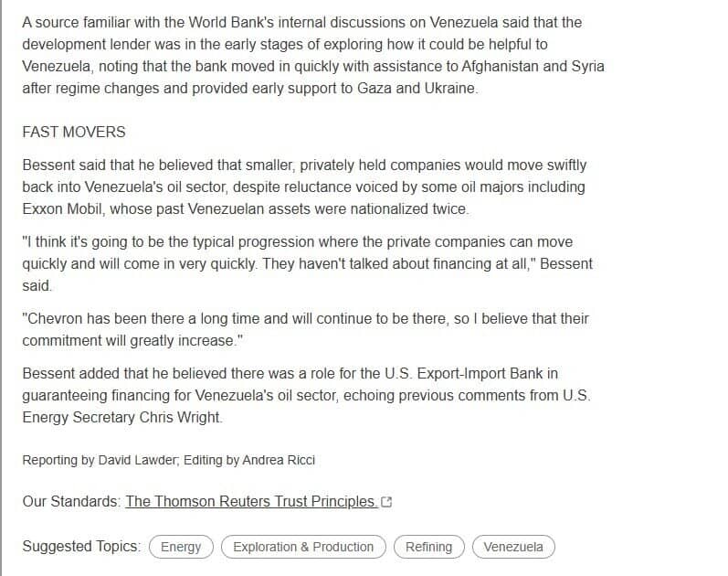 Mỹ cân nhắc bỏ trừng phạt Venezuela để bán dầu