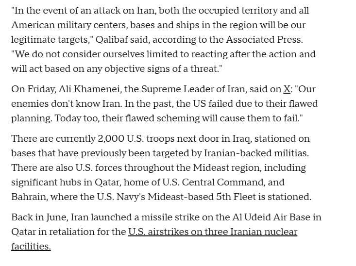 Ông Trump cân nhắc tấn công Iran