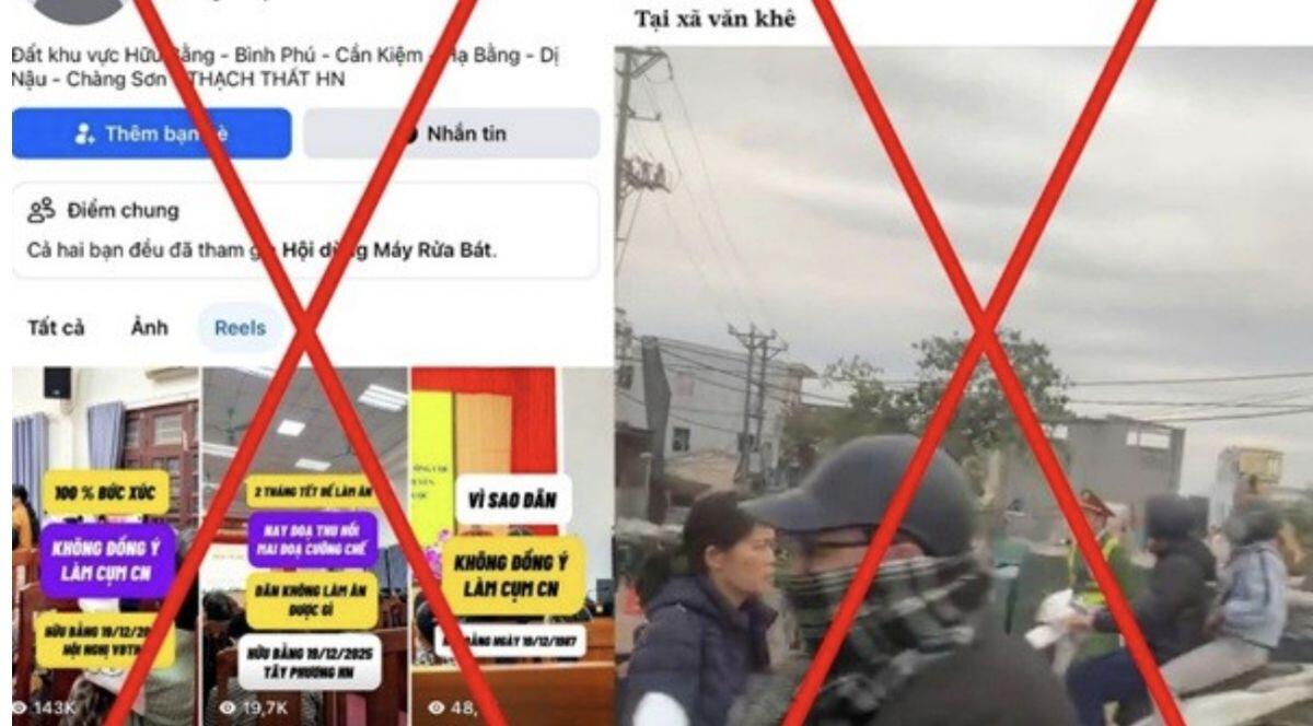 Công an Hà Nội phát cảnh báo nóng về thông tin sai lệch quanh giải phóng mặt bằng