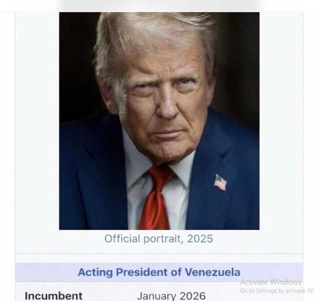 Ông Trump đăng ảnh tự nhận là 'quyền Tổng thống Venezuela'?