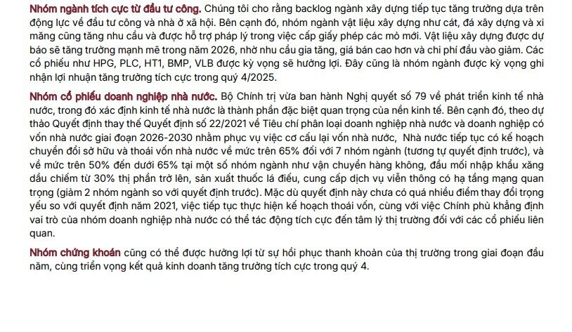 Ngành được kỳ vọng dẫn dắt đầu năm 2026?