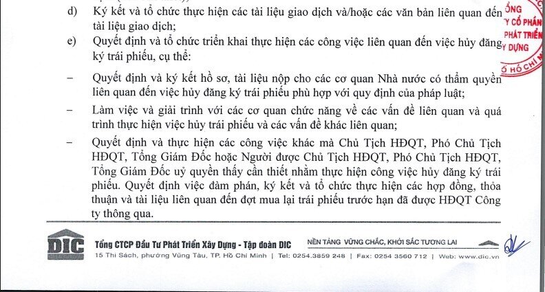 DIG sắp chi 800 tỷ đồng đưa dư nợ trái phiếu về 0