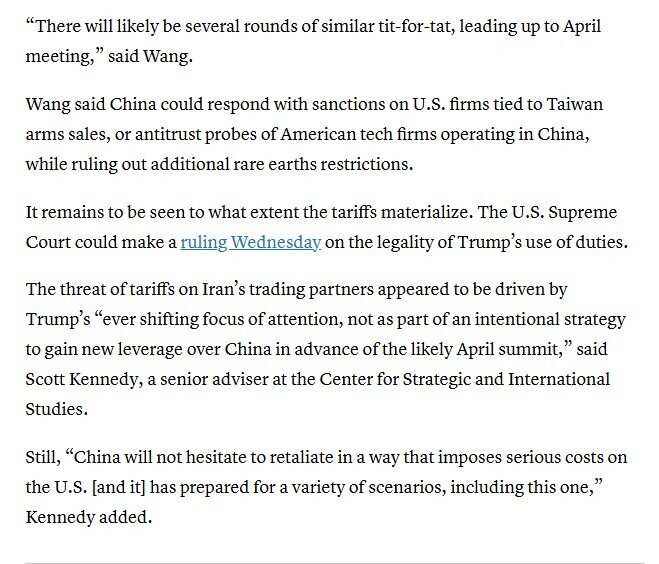 Căng thẳng tại Iran có nguy cơ đặt dấu chấm hết cho thoả thuận thương mại Mỹ - Trung