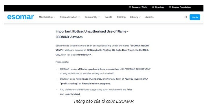 Ai đứng sau mô hình ký quỹ với Esomar