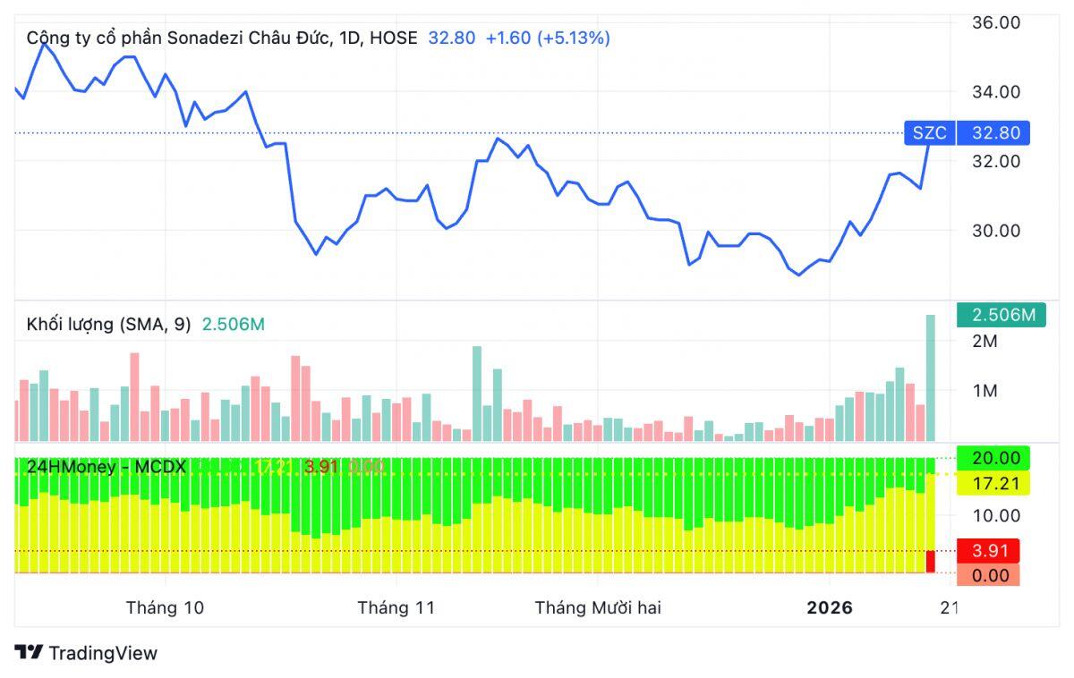 Lãi quý IV tăng vọt 44%, cổ phiếu bất động sản KCN này bất ngờ “phi nước đại”