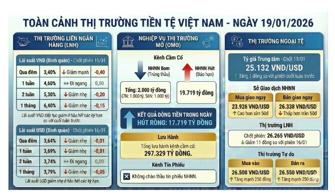 Giá USD chợ đen leo thang, NHNN hút ròng gần 18.000 tỷ đồng