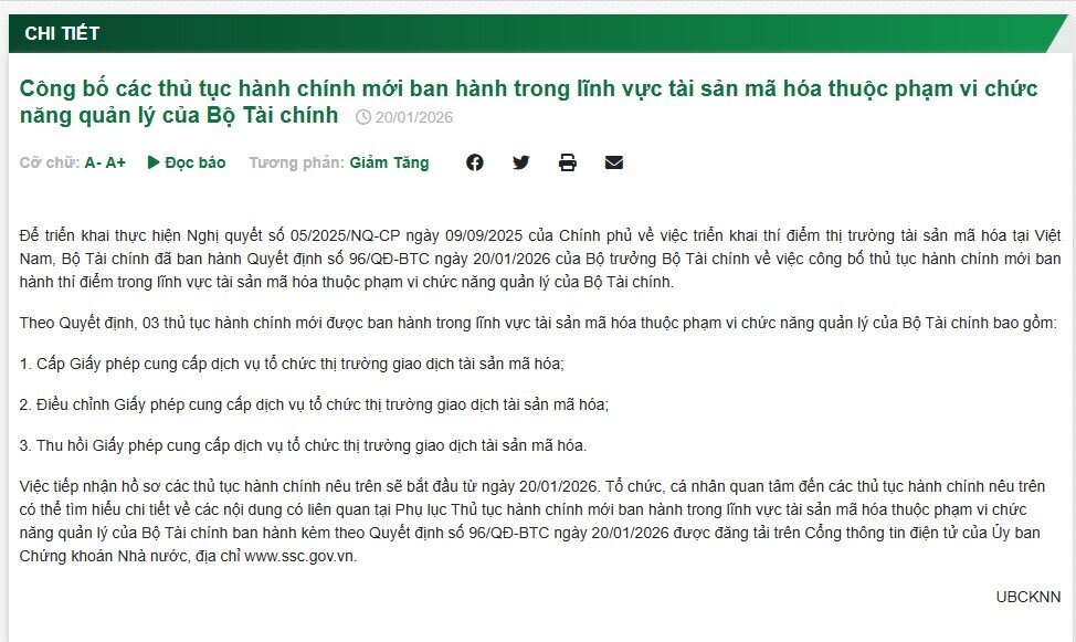 Bộ Tài chính chính thức mở “cửa” cho thị trường tài sản mã hóa