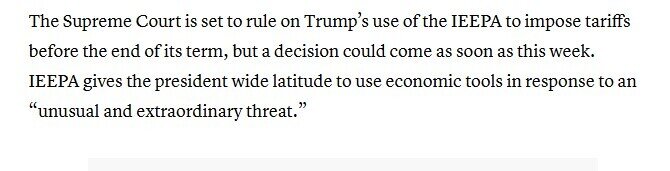 Bộ trưởng Tài chính Mỹ Scott Bessent: Tòa án Tối cao khó có khả năng đảo ngược thuế quan của ông Trump