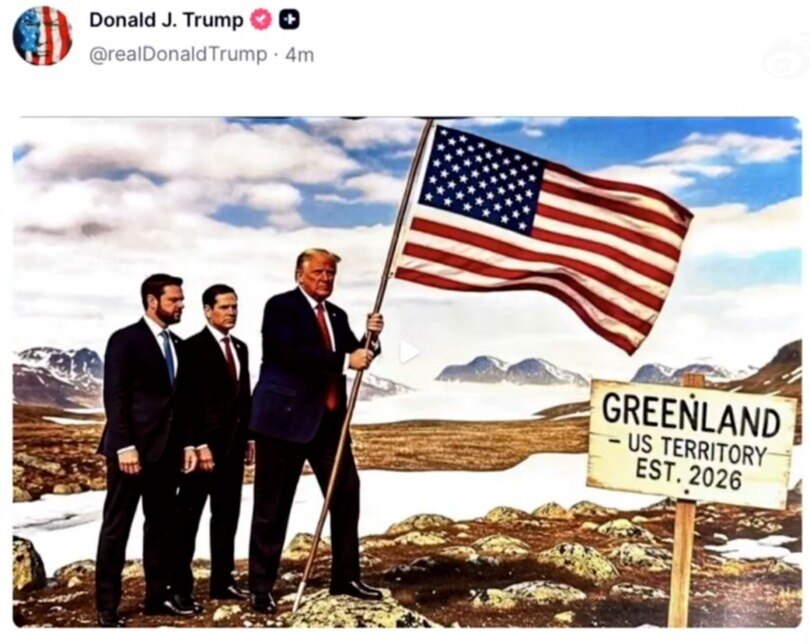 Toan tính địa chính trị đằng sau bức ảnh chấn động về Greenland