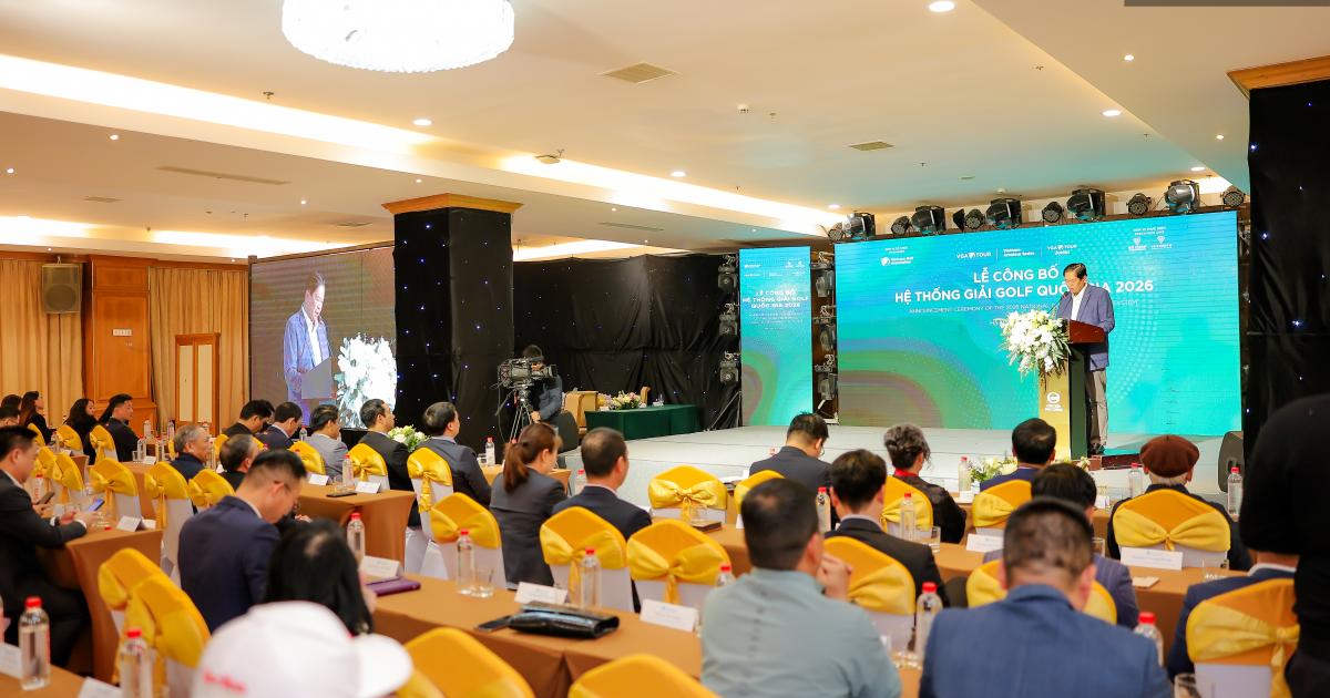 Hiệp Hội Golf Việt Nam (VGA) đã tổ chức Lễ công bố Hệ thống giải đấu Golf năm 2026