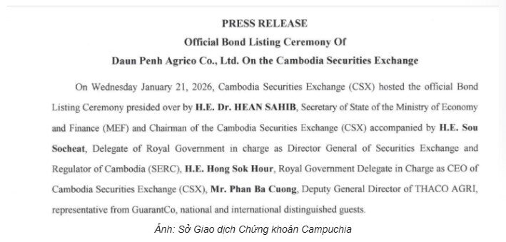 Ông Trần Bá Dương “đem” công ty lên sàn chứng khoán Campuchia?