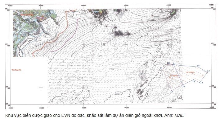 EVN, PVN được giao gần 64.000 ha biển để khảo sát làm điện gió ngoài khơi