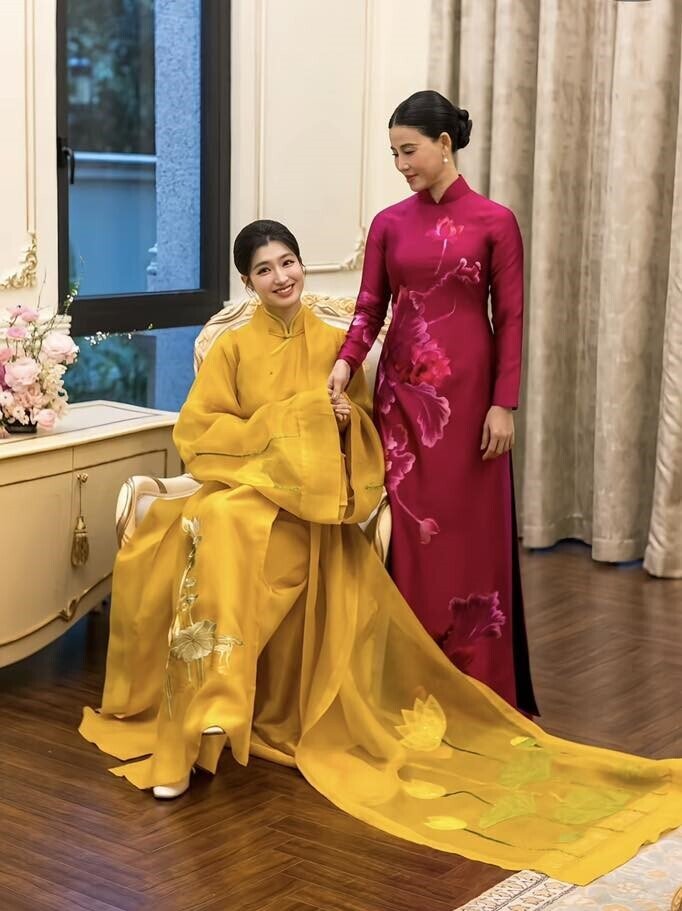 Hé lộ bên trong lễ hằng thuận của Phương Nhi - Minh Hoàng: Rước dâu bằng VF9 mui trần, dâu rể dính như sam