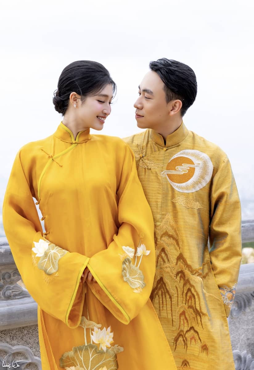 Hé lộ bên trong lễ hằng thuận của Phương Nhi - Minh Hoàng: Rước dâu bằng VF9 mui trần, dâu rể dính như sam