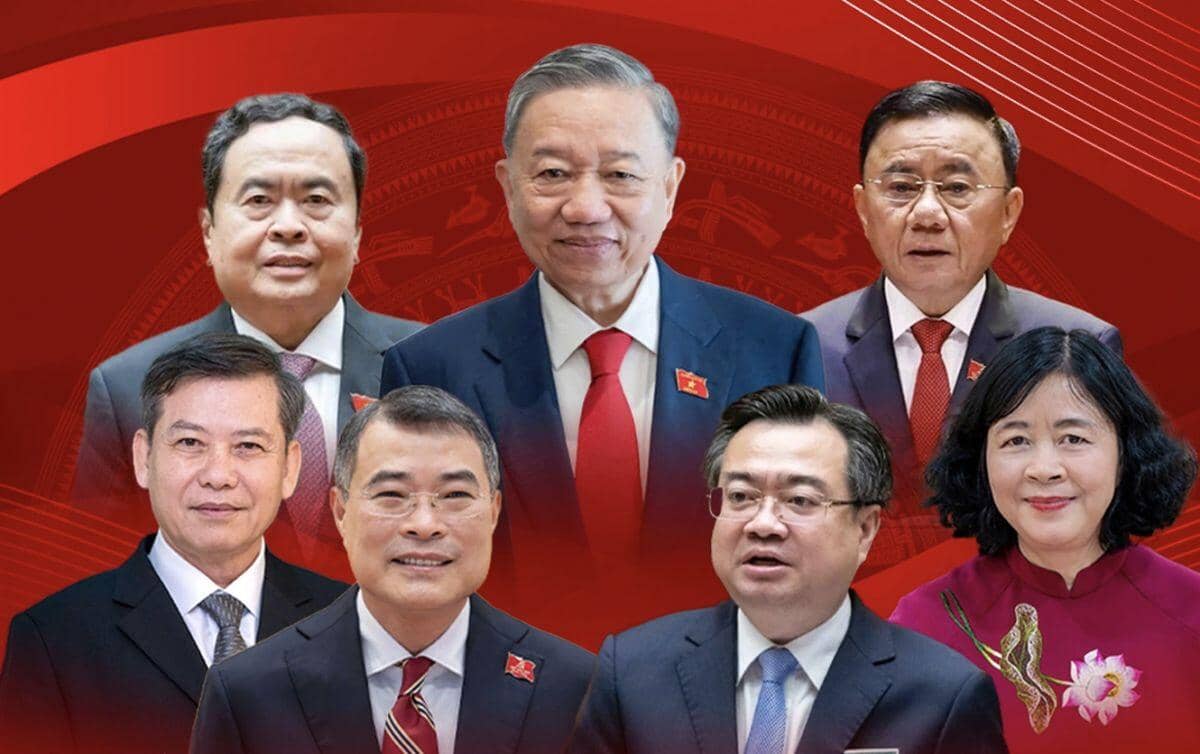 Chính thức công bố danh sách 19 Ủy viên Bộ Chính trị khóa XIV