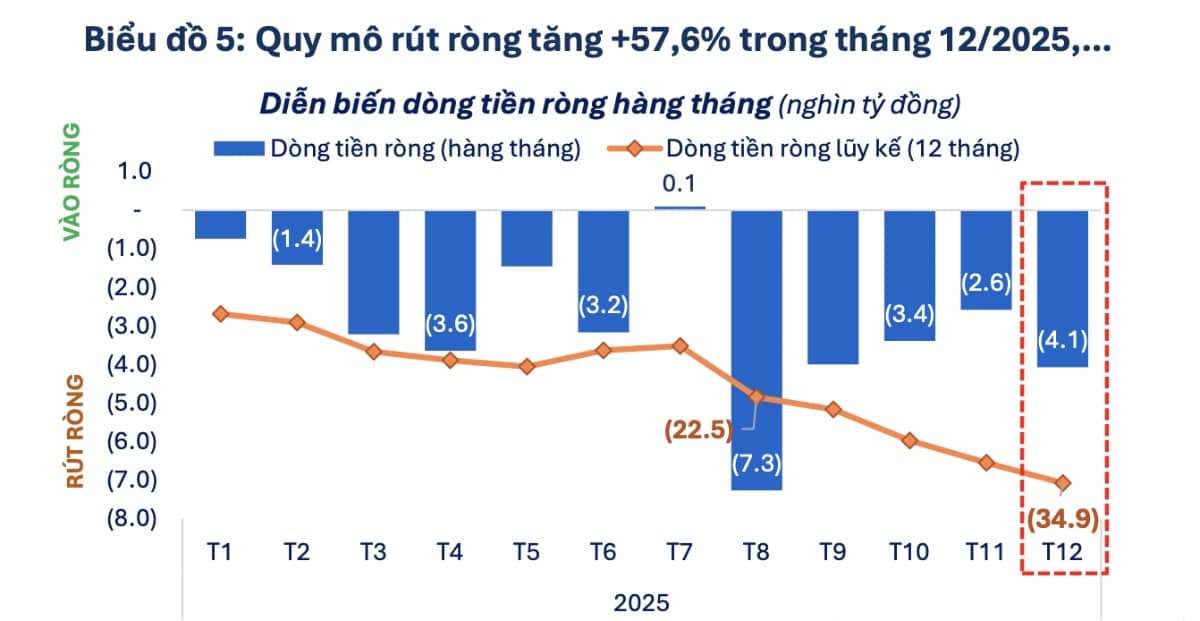 3 năm liên tiếp rút ròng: Điều gì đang khiến nhà đầu tư quay lưng với quỹ?