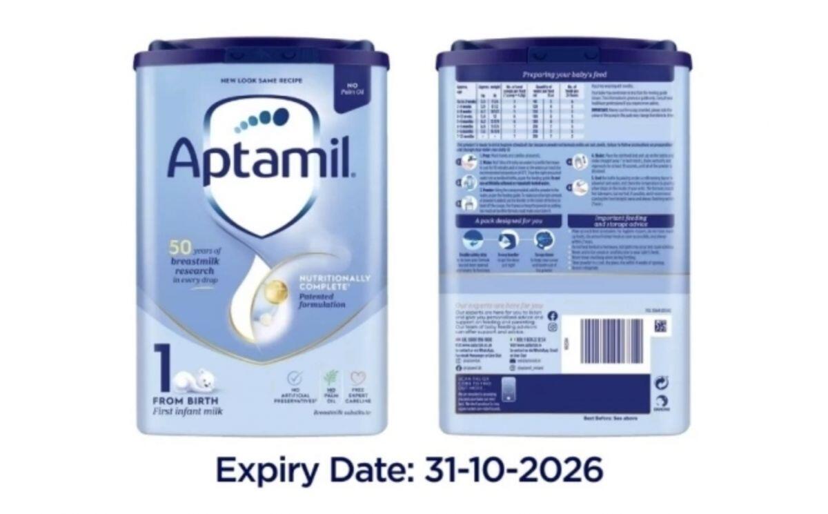 Bộ Y tế yêu cầu ngăn chặn lô sữa Aptamil nhiễm độc