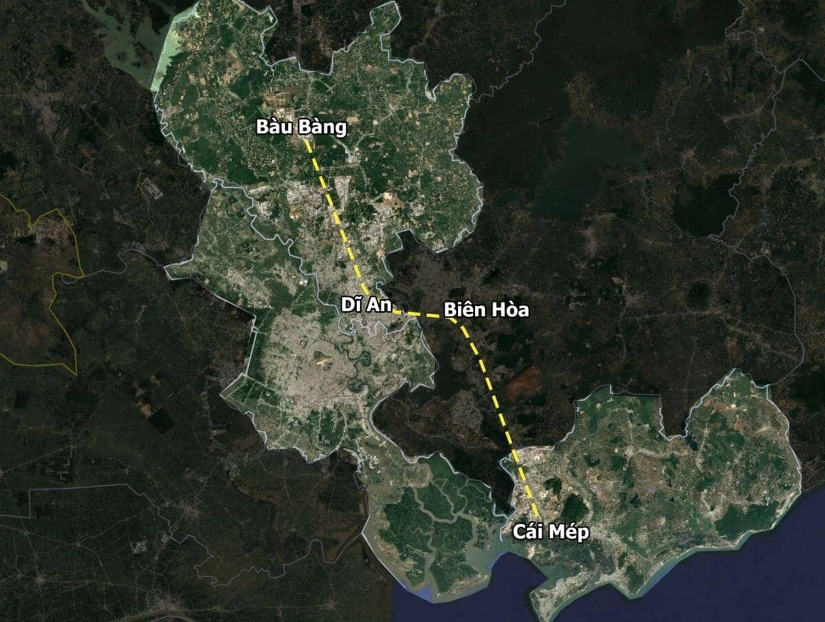 Lộ diện tuyến đường sắt kết nối FTZ Cái Mép Hạ với sân bay Long Thành