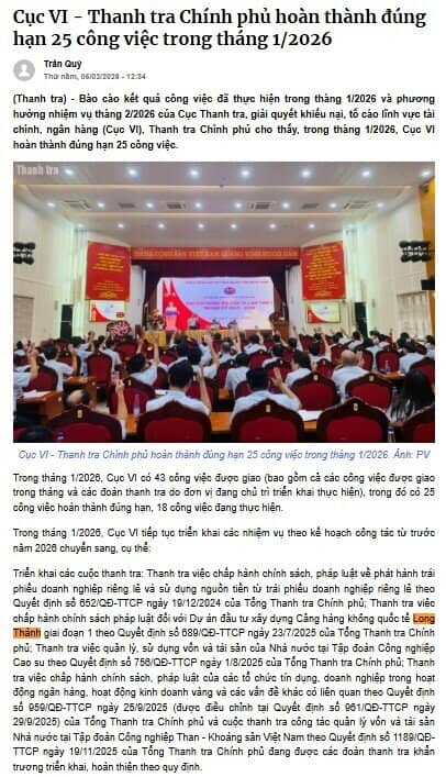 Thanh tra vào cuộc siêu dự án sân bay Long Thành