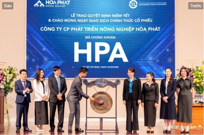 Hai doanh nghiệp lên sàn HoSE cùng một ngày