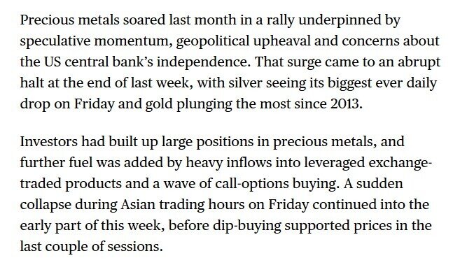 Bạc tiếp tục lao dốc gần 20%, hứng chịu làn sóng bán tháo mới tại Trung Quốc