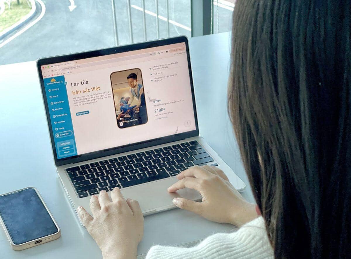 Vietnam Airlines chính thức giới thiệu website mới: “Cửa ngõ số” trong chiến lược hãng hàng không 5 sao