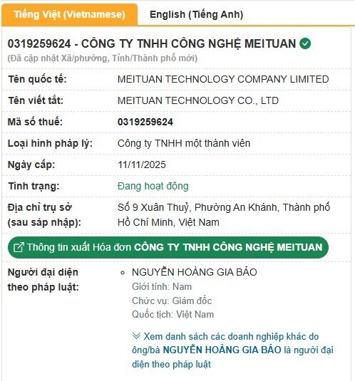 Gã khổng lồ giao đồ ăn Meituan chuẩn bị đổ bộ Việt Nam?
