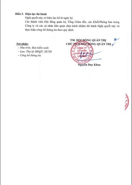 LPBS dự kiến IPO giá 30.000 đồng/cp