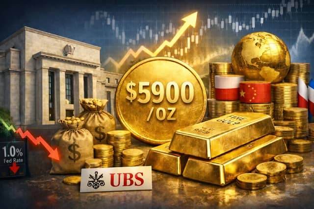 Giá vàng thế giới vững mốc 5.000 USD, UBS dự báo có thể đạt 5.900 USD vào cuối năm