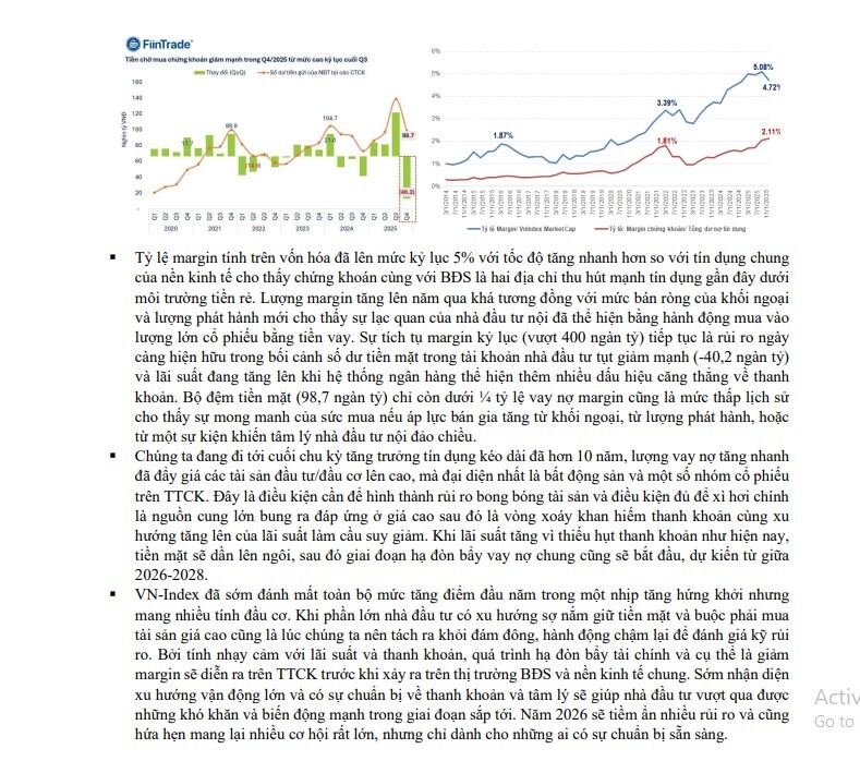 SGI Capital: 2026 rủi ro nhưng nhiều cơ hội lớn, NĐT nên tách khỏi đám đông, sẵn sàng về thanh khoản và tâm lý