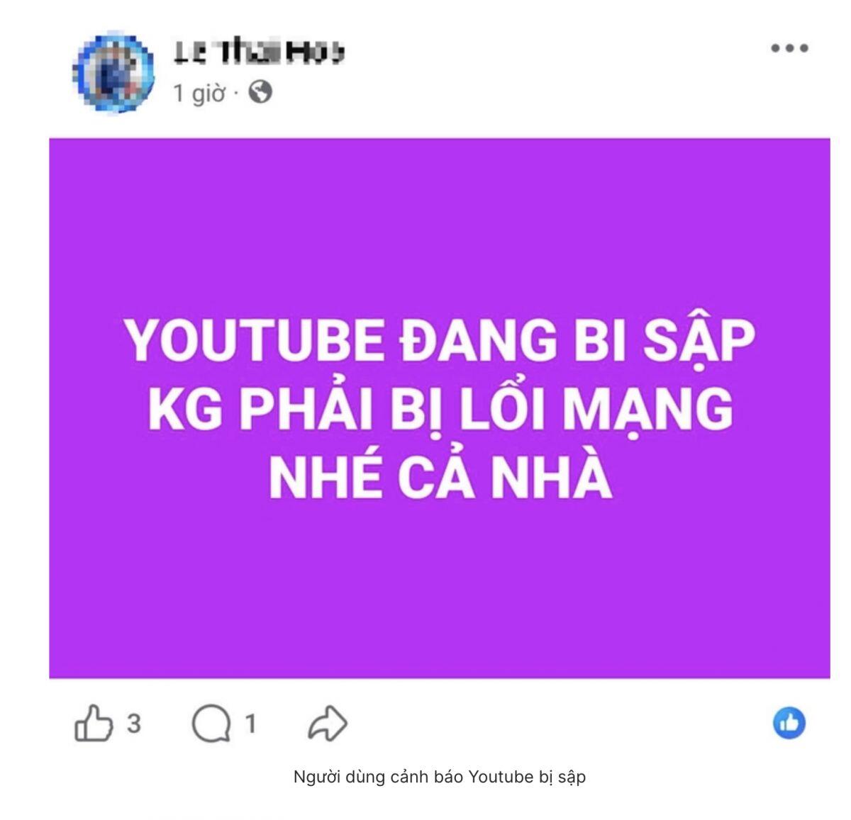 Youtube bất ngờ bị sập vào sáng mùng 2 Tết
