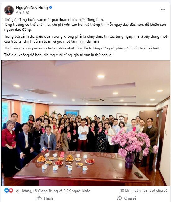 Chủ tịch SSI Nguyễn Duy Hưng: Thế giới đang bước vào một giai đoạn nhiều biến động hơn