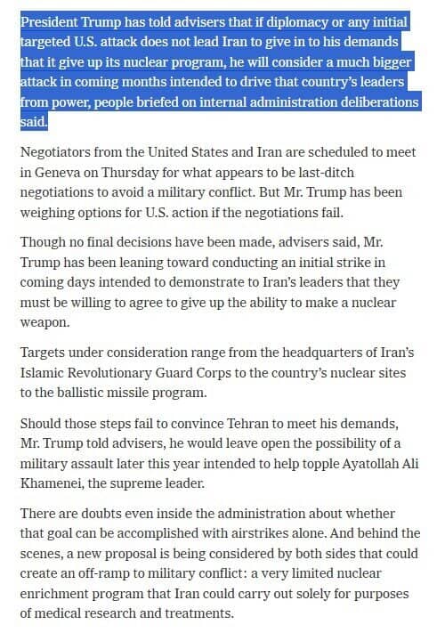 Tổng thống Trump định lật đổ lãnh tụ tối cao Iran Ali Khamenei