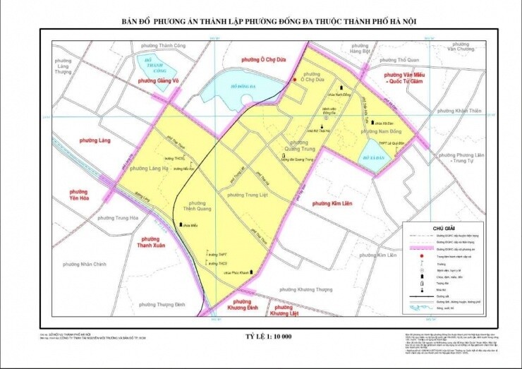 Bảng giá đất phường Đống Đa mới nhất 2026: Láng Hạ chạm 318,9 triệu đồng/m2