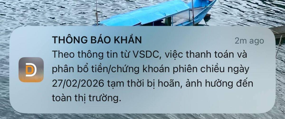 Nóng: Chậm thanh toán bù trừ giao dịch chứng khoán, hàng T+2 bị kẹt