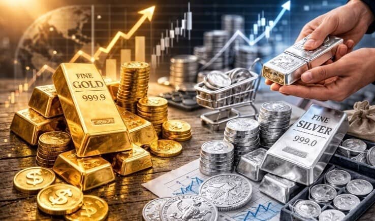 Bạc "hụt hơi" trước sức nóng của hầm trú ẩn vàng