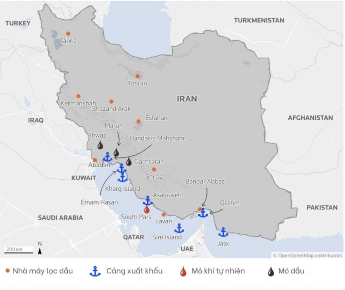 Năng lực dầu khí của Iran thế nào?