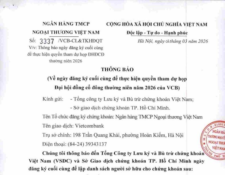 Vietcombank chuẩn bị bước đi lớn: Tăng vốn điều lệ, lập ngân hàng tại Trung tâm tài chính quốc tế